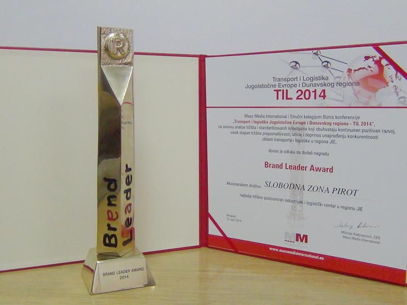 Award of the Professional Collegium of the Conference Transport and Logistics of Southeast Europe TIL 2014
