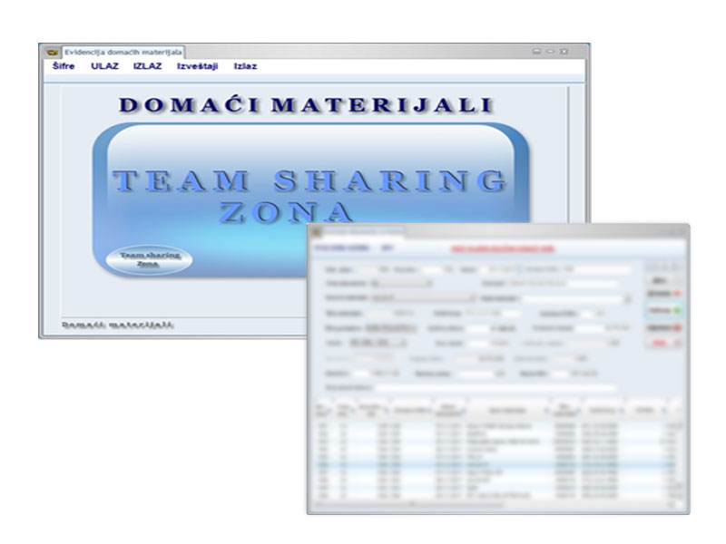 "Domestic materials" is a software module for tracking goods intended for the domestic market...