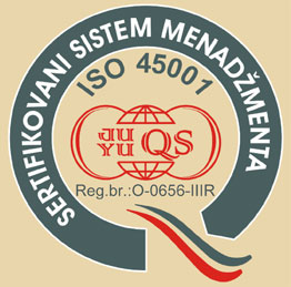Znak sertifikacije ISO 45001-2018